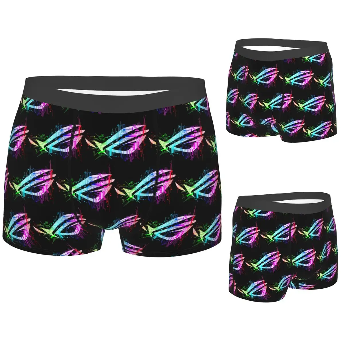 

Boxer Underpants Shorts Asus Rog Panties Men Soft Underwear for Homme Man Boyfriend Gifts