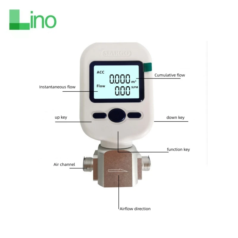 MF5700 air flow meter digital mass flow sensor meter mass flow meter hot sale