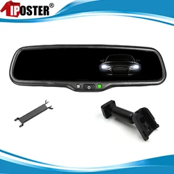 IPoster-espejo retrovisor de coche para Hyundai, Kia, Renault, Ford, Toyota, electrónica, atenuación automática, antideslumbrante, soporte No1, accesorios de coche