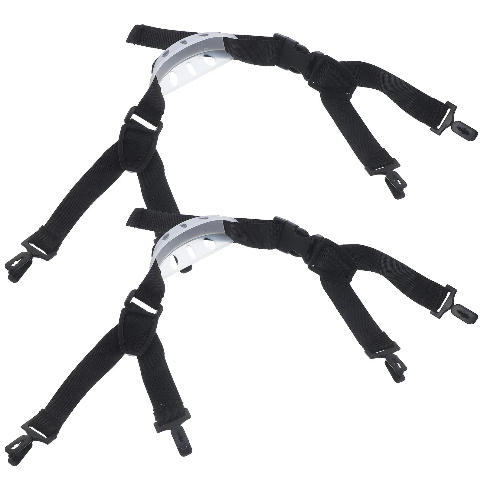 

2Pcs Safety Chin Strap Non-slip Adjustable for Construction Hat Durable Football Chin Strap Wear-resistant Football Straps