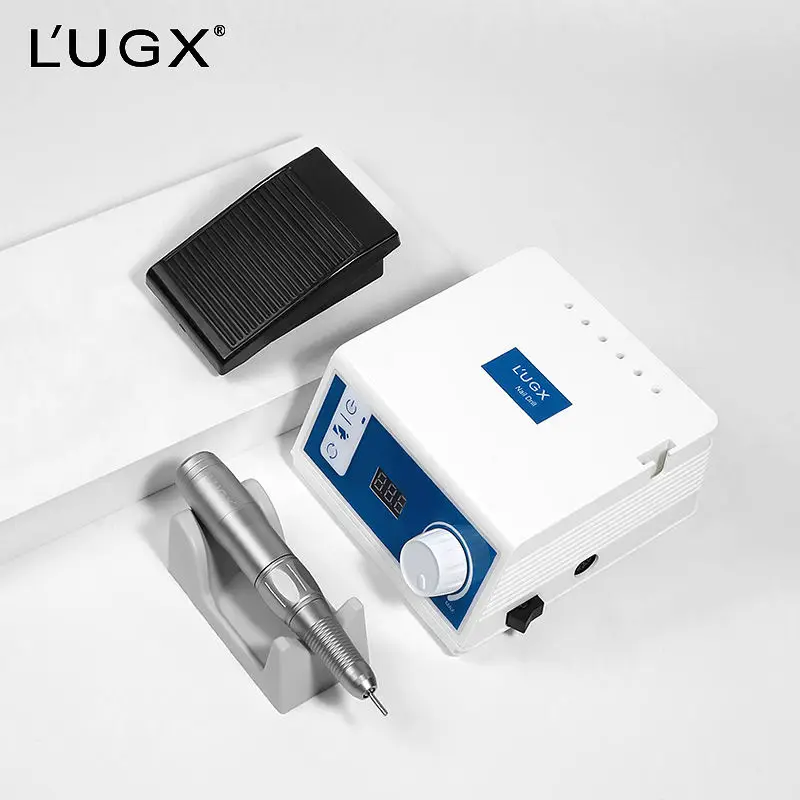 LUGX 60W 45000 rpmStrong Powerful Pedicure Nail Equipments Electric Brushless Professional Nail Drill Machine