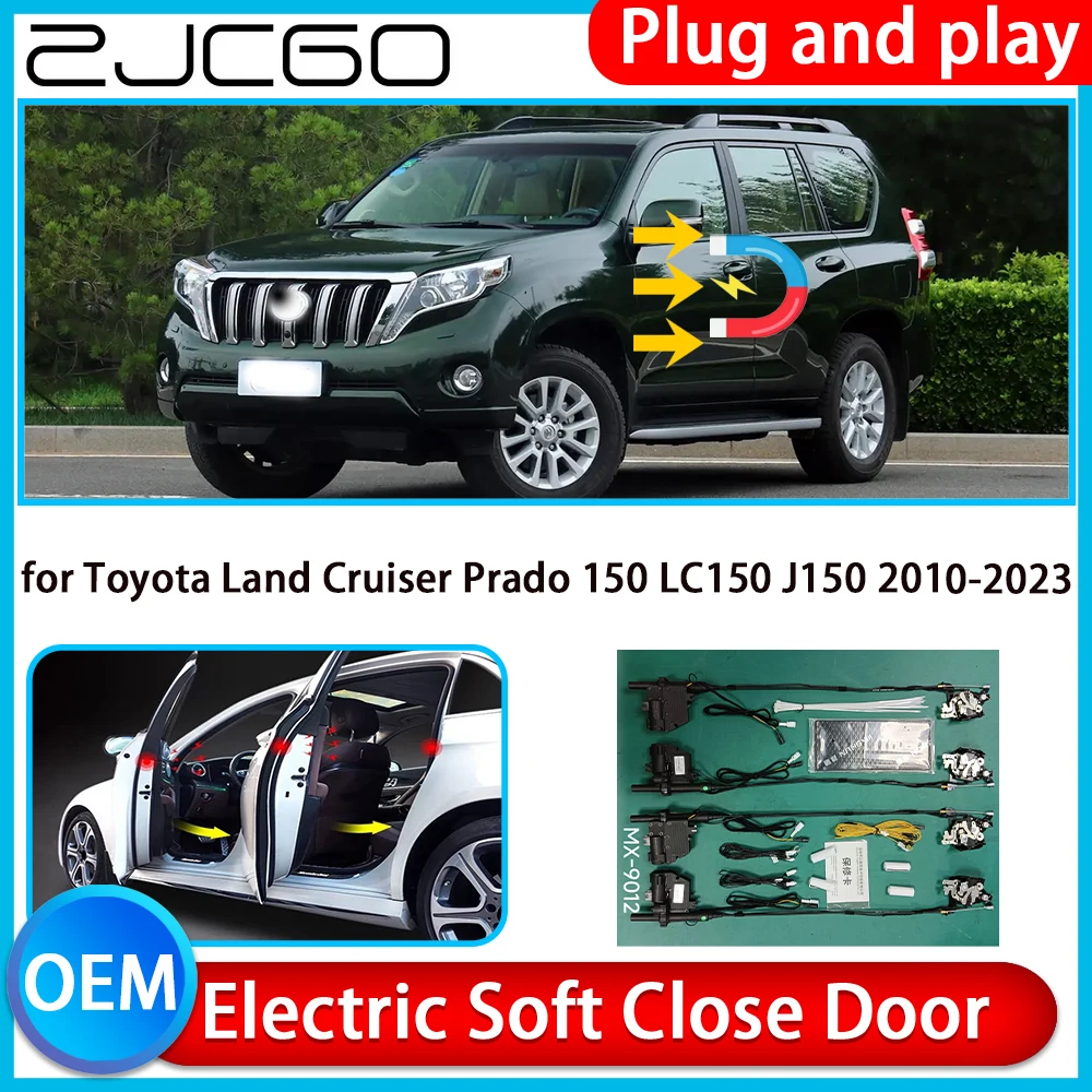 for Toyota Land Cruiser Prado 150 LC150 J150 Auto Pull Car Soft Close Kit Door Power Latch Electric Door Catch Soft Closing