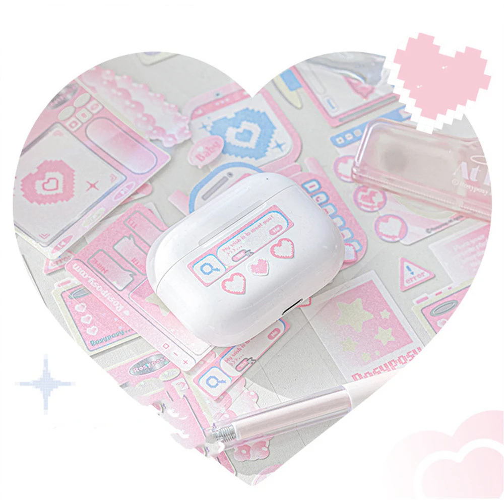 Hollow Stickers Ins Style Border Hot Silver Convenient And Durable High Quality Draw And Use Notebook Sticker 3 Patterns