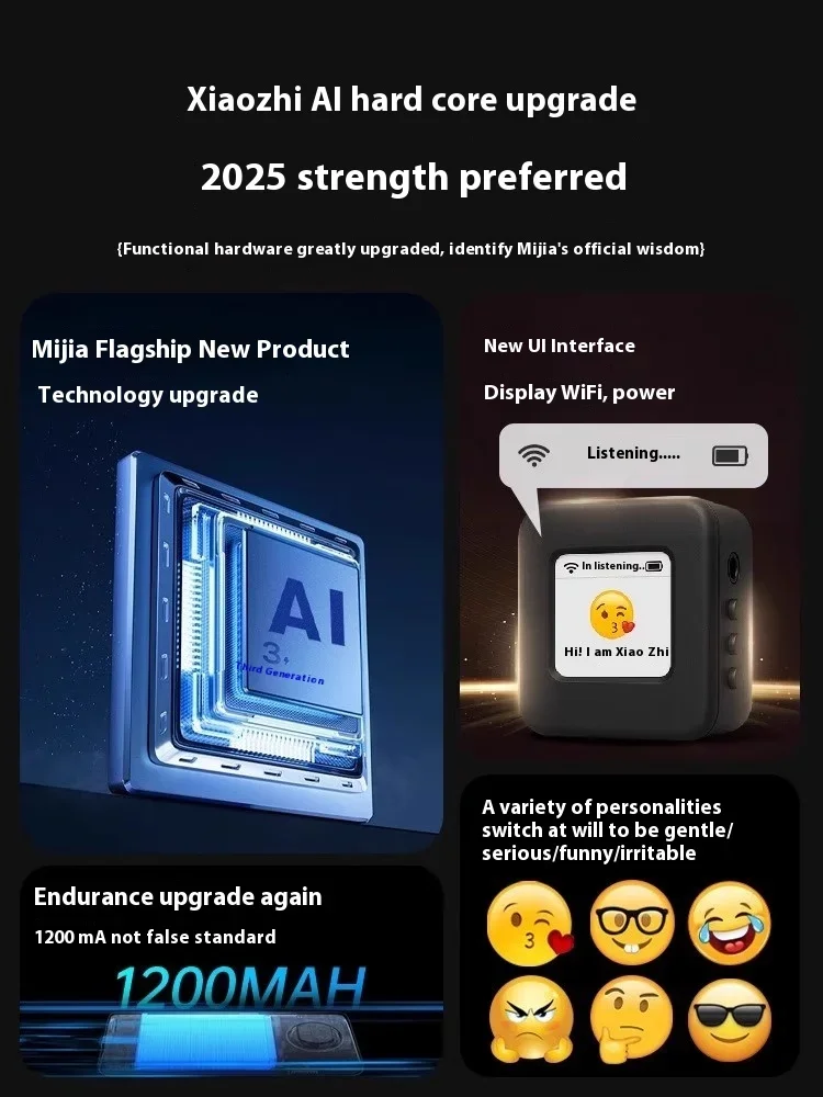 Obrázek 4: Xiao zhi chytrý robot s obrazovka ai robot podpora deepseek mini esp32 personalizované nestandartní robot projev elektronický zvířátko