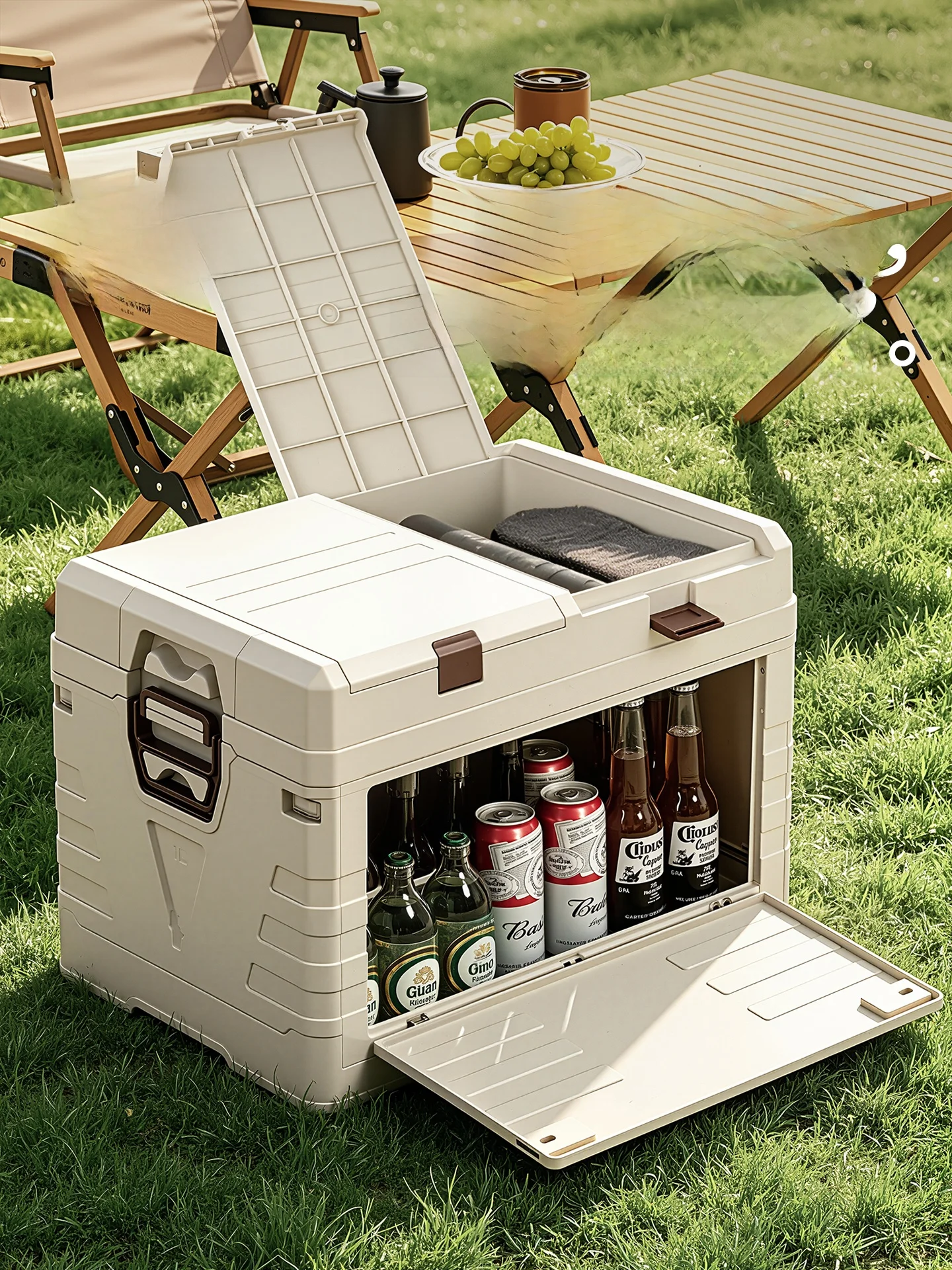 citylong-outdoor-camping-storage-box-large-capacity-plastic-organizer-for-car-travel-foldable-cover-style-pp-ps-material