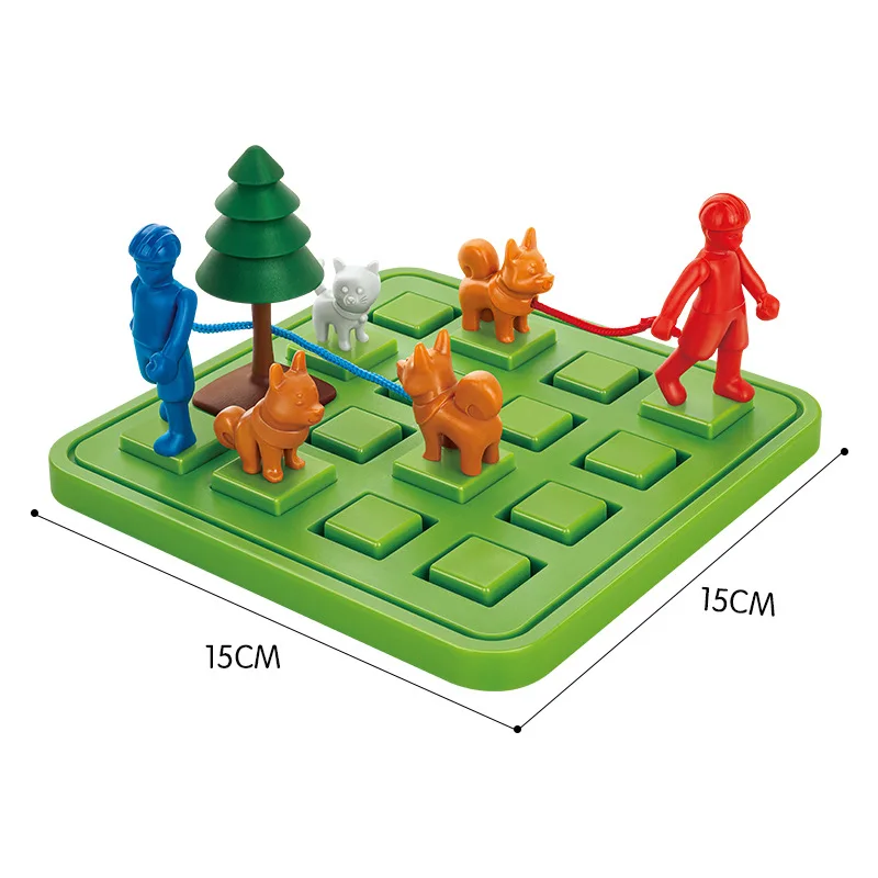 Walking Dog Board Game With Solution Skill-Building Puzzle Logic Game Training Early Eduction Toy Children Gift