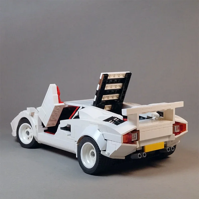 市車モデル MOC ビルディングレンガスピードチャンピオンスポーツカーカウントモジュラーテクノロジーギフト子供の休日組み立てるおもちゃスーツ