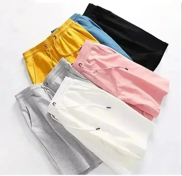 Cotton Shorts Summer Street Running Sports Pants Man/Women Hip Hop Half Pants Beach Pants S-4XL Essentials Free Shipping