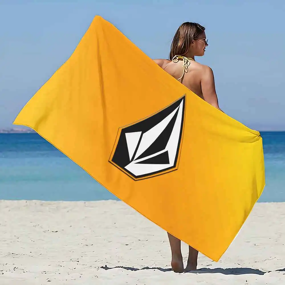 Volcom-Toalla de playa de microfibra sin arena para mujer, toallas de piscina suaves a prueba de arena de secado rápido, regalo para viajes, gimnasio, ducha, Camping