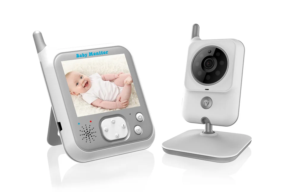 

Multi-Language 3.2Inch Baby Monitor Two Way Intercom Babysitter Temperature Monitoring Nanny Cam Long Distance Kids Camera