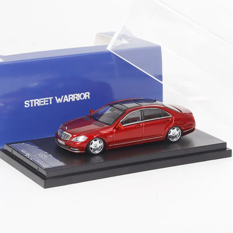 

Масштабная модель автомобиля SW 1/64 S-Class S600 W221 из сплава, гоночная машина, коллекционная модель, миниатюрная модель автомобиля для детей