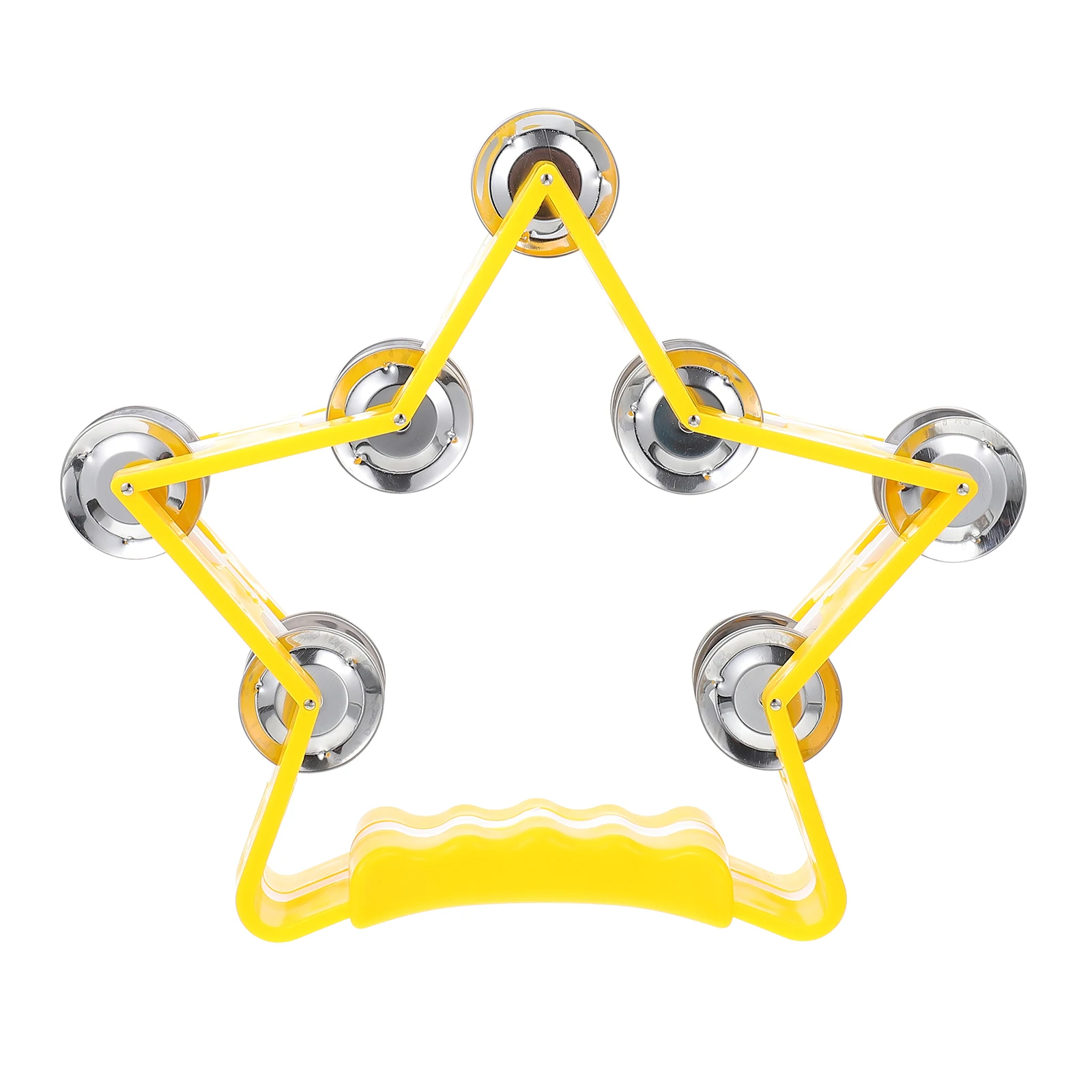 

1pc Handheld Bell Kids Music Enlightenment Toy Hand-Eye Coordination Sensory Development Shaking Instrument Handle for Children