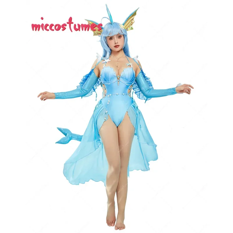 

Женский синий купальник для косплея на тему PM, подходящий для аниме-выставок на Хэллоуин