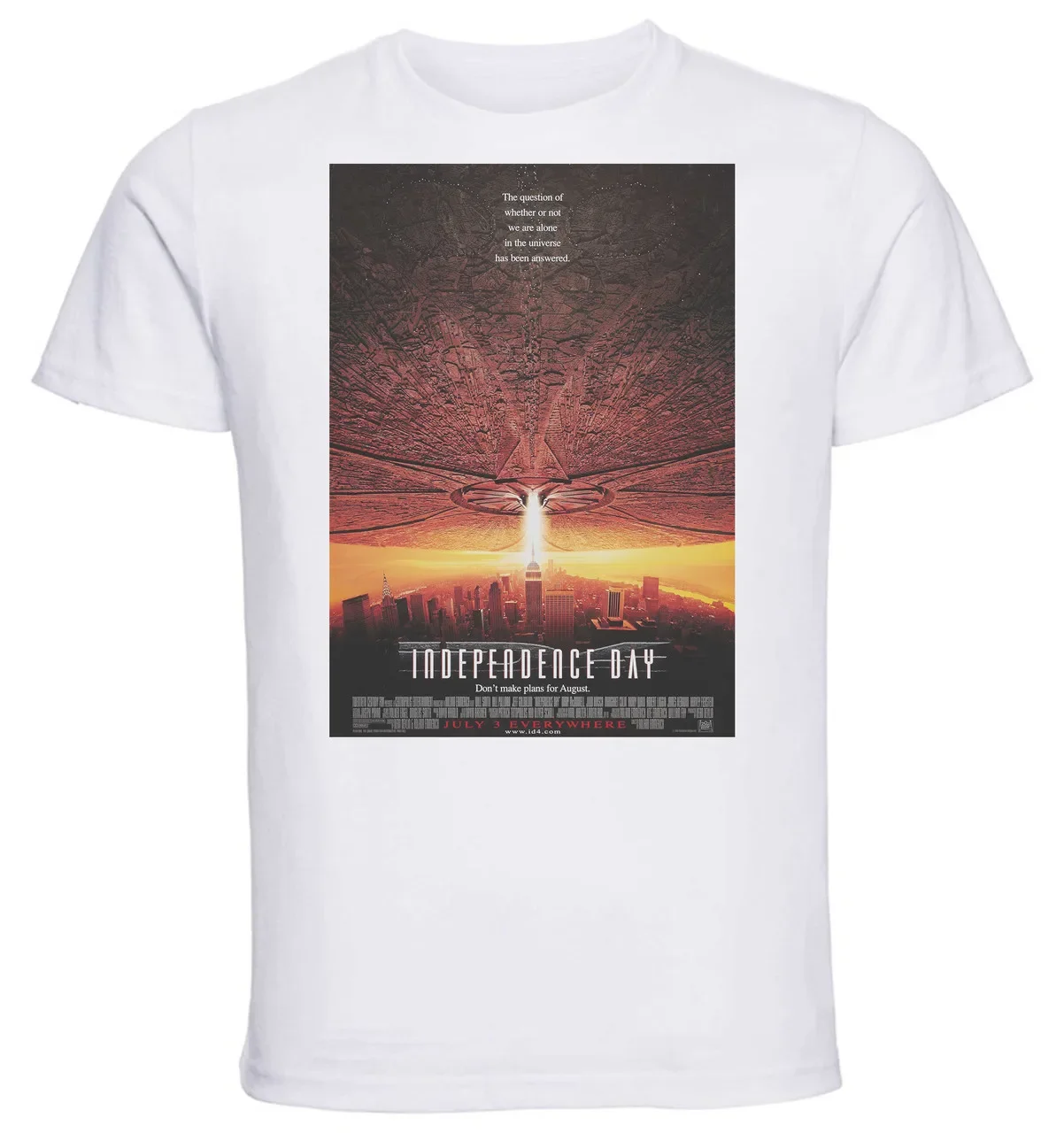 T-shirt Unisex - White - Indipendence Day Playbill