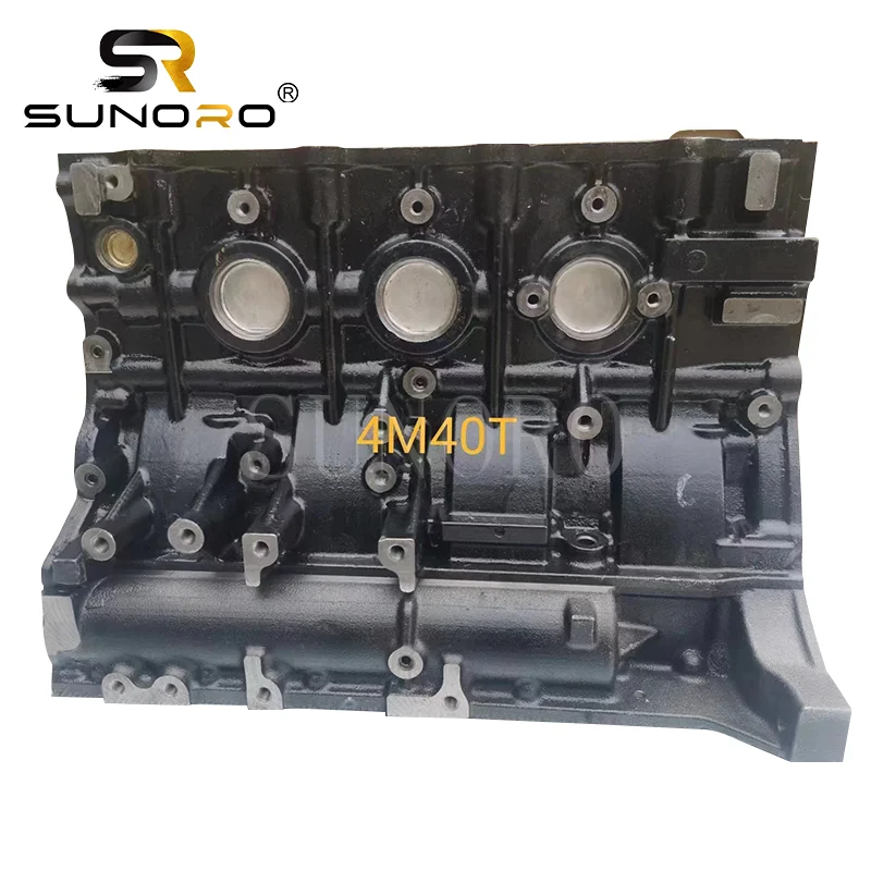 High Quality 4M40 Cylinder Block For MITSUBISHI Excavator Rebuild Kits C4.4 Engine Block