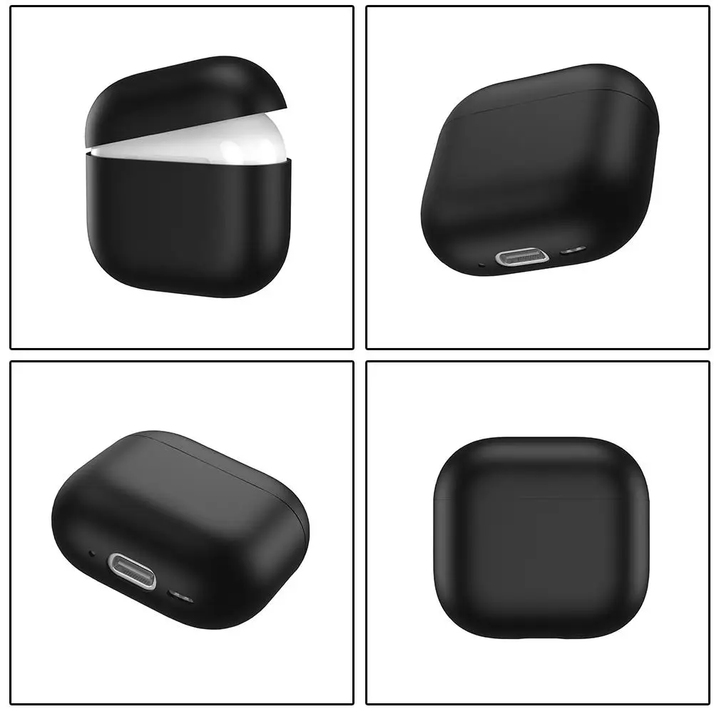 Capa de silicone para Airpods 4 Gen, Caso Bluetooth sem fio para Apple Airpods 4, Tampa do fone de ouvido, 4 Q2E8, Novo