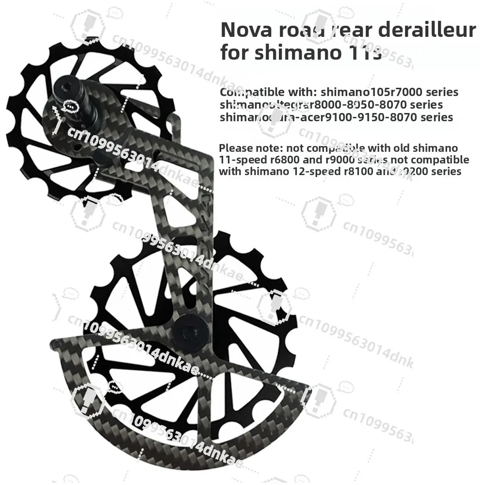 ruota-guida-in-ceramica-per-bici-da-strada-ruota-guida-posteriore-in-ceramica-e-fibra-di-carbonio-ruota-guida-grande-tipo-'chicken-leg'-per-bicicletta