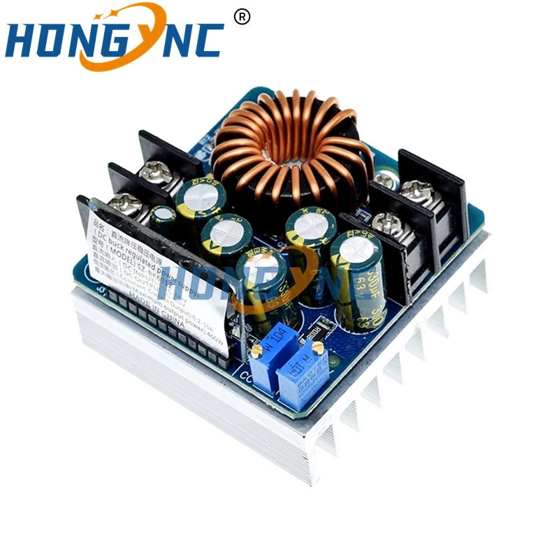 DC-DC 400W High-power Step Down Buck Converter DC 10V-60V Constant Voltage Constant Current Adjustable Power Supply Module