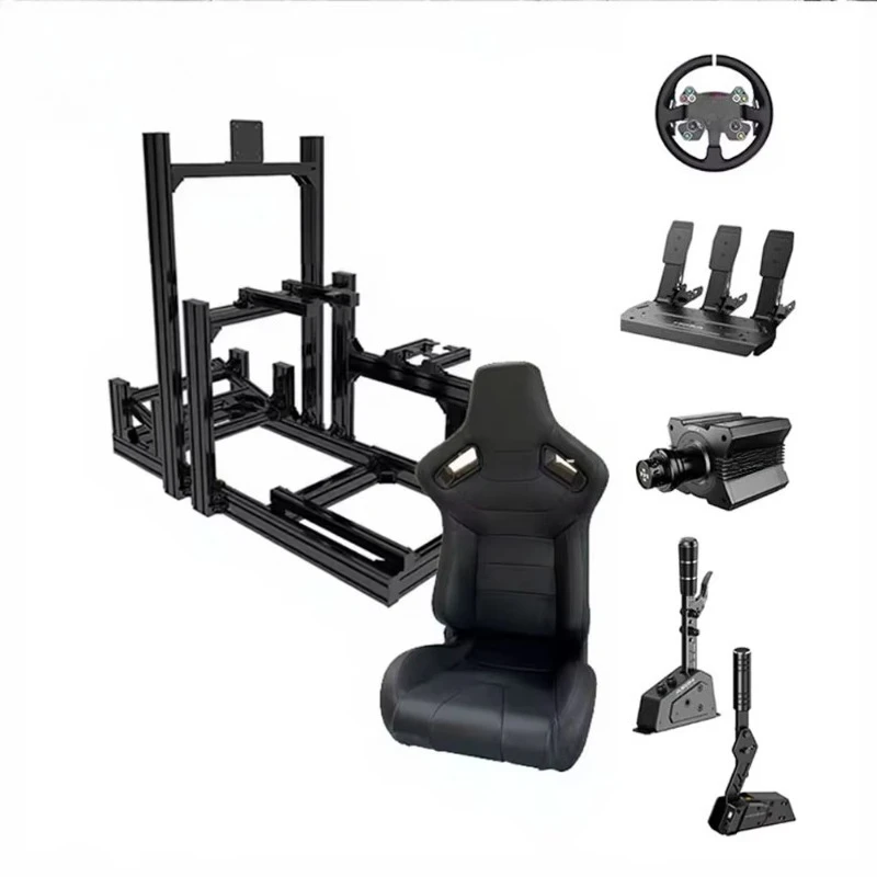 Best Quality 4080 Aluminum Extruded Profile GT1 Car Driving Racing Simulator Chassis Part and TV Stand Sim Racing Rig