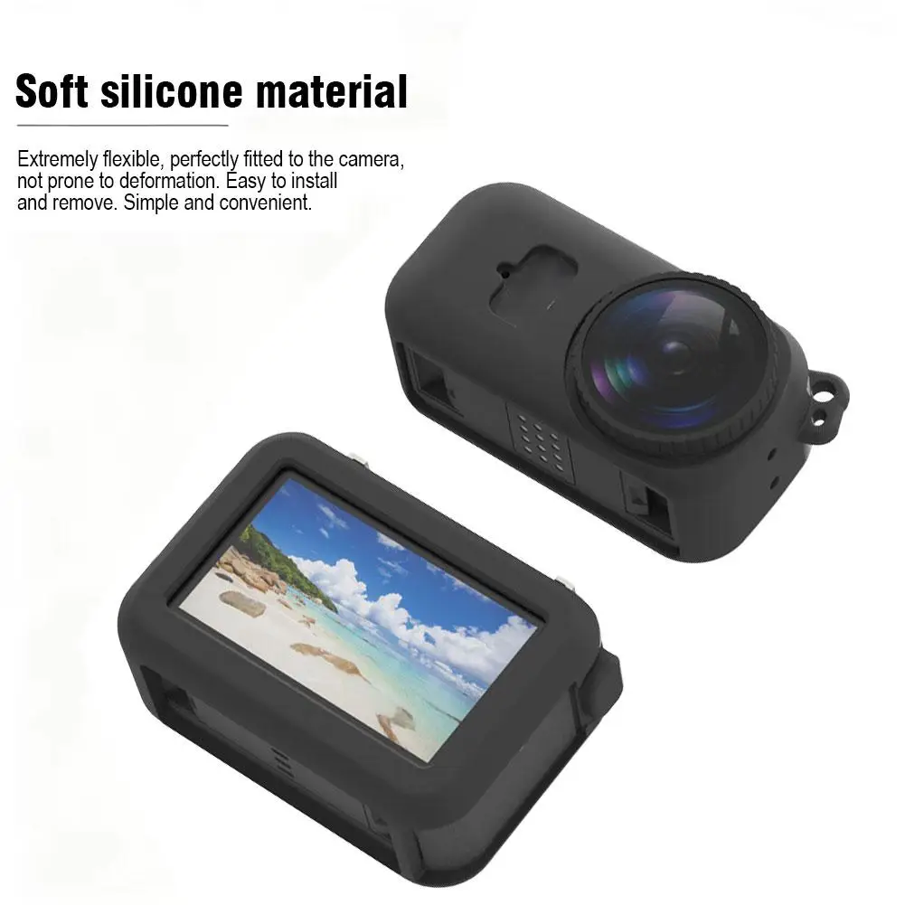Picture 5: For DJI OSMO NANO Action Camera Silicone Case, Shockproof Scratchproof Full Protection Cover, Camera Protector Accessories