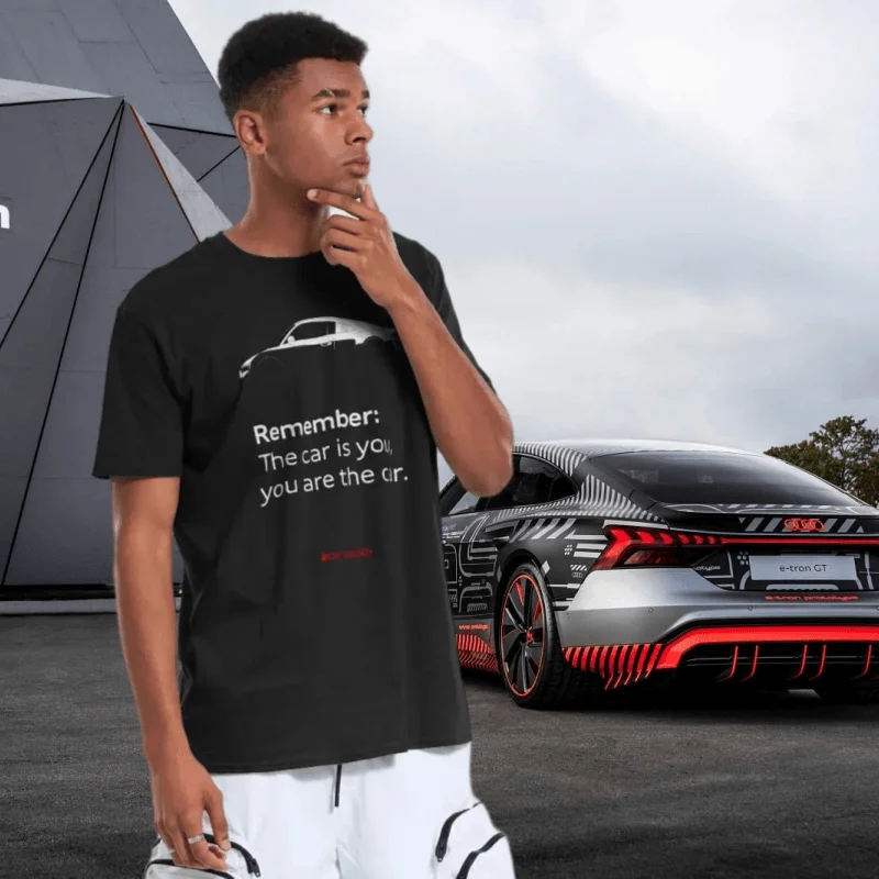 

Audi Men's Cotton T-shirt High-quality Men's Racing Short-sleeved High-end Luxury Brand Sports T-shirt Casual Comfortable Top