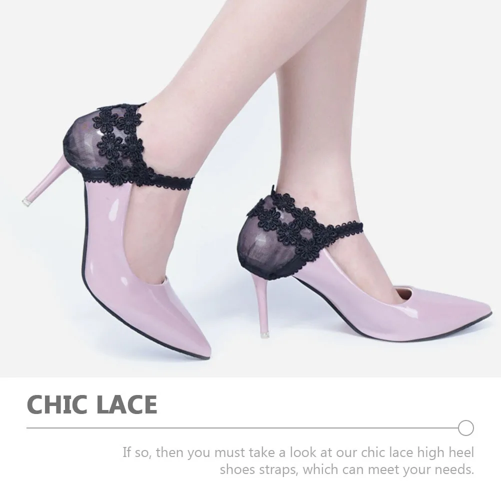 

1Pair Anti-Fall Shoe Straps High-Heel Lace Laces for High Heels Detachable Non-Slip Comfortable Elegant Fixing Strings