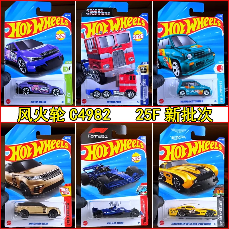 25F HOT WHEELS 1:64 CUSTOM KIA EV6 FUTURISMO 20 JEEP GLADIATOR Colección de modelos de coches de aleación fundida a presión, decoración, regalo