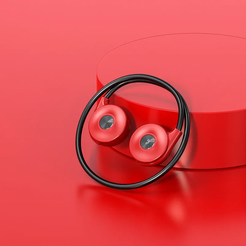 M1S سماعات بلوتوث صغيرة توصيل العظام مقاومة للماء بكلتا الأذنين سماعات معلقة نوع سماعات رياضية على طراز الأعمال مع ميكروفون