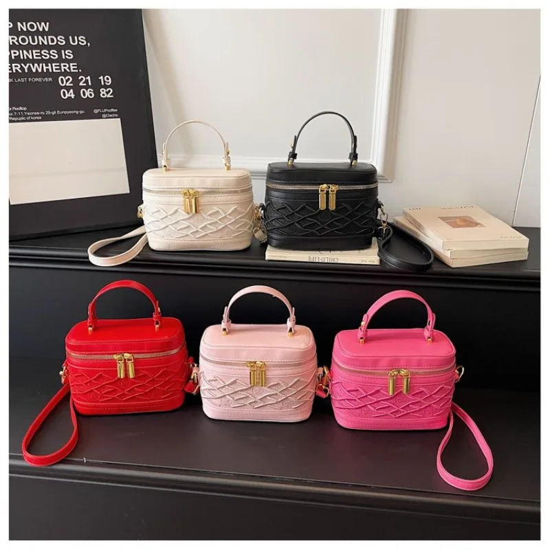 Trendy Versatile Diaper Bag Women Elegant Leather Handbag Crossbody Shoulder Purse Tote Messenger Bag Commuter Classic Style