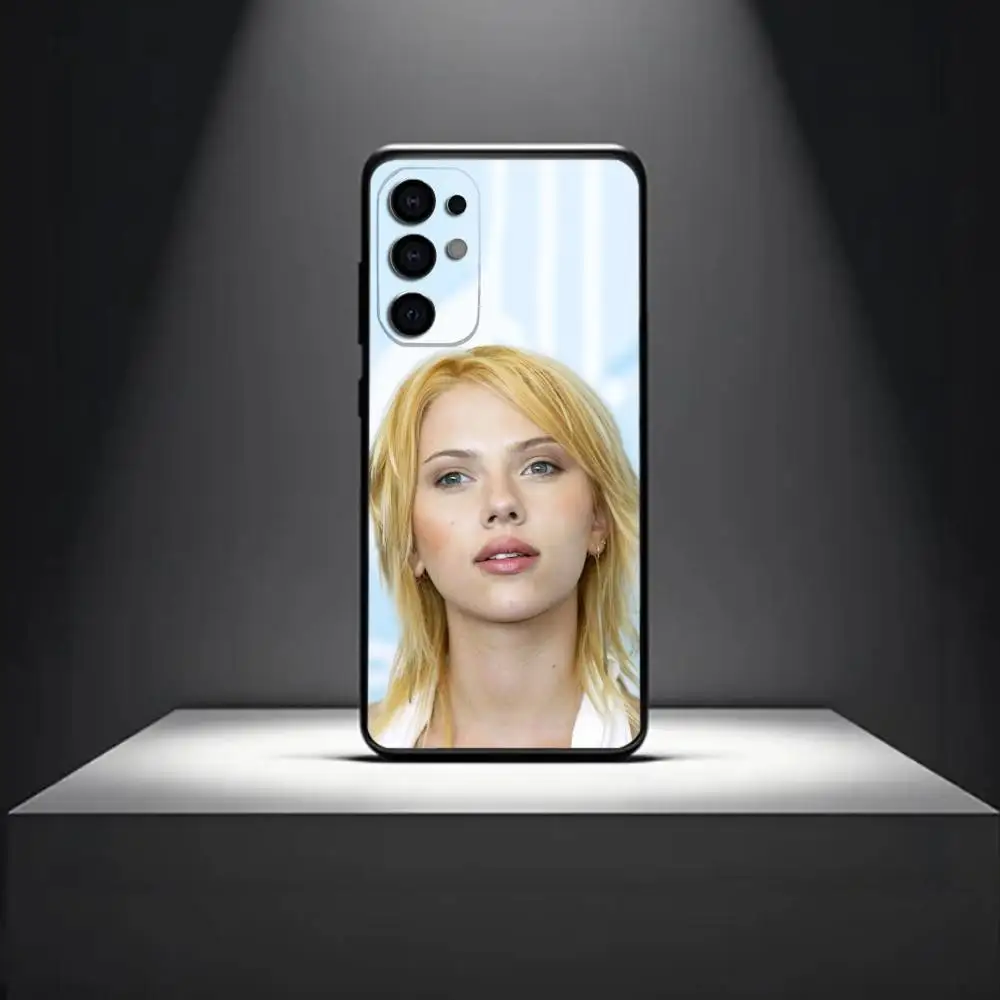 S-Scarlett J-Johansson  Phone Case For Samsung S 25,24,23,22,30,21,10,9,Ultra,Plus,Lite,FE,4,5 G Soft Black Case - náhled 3