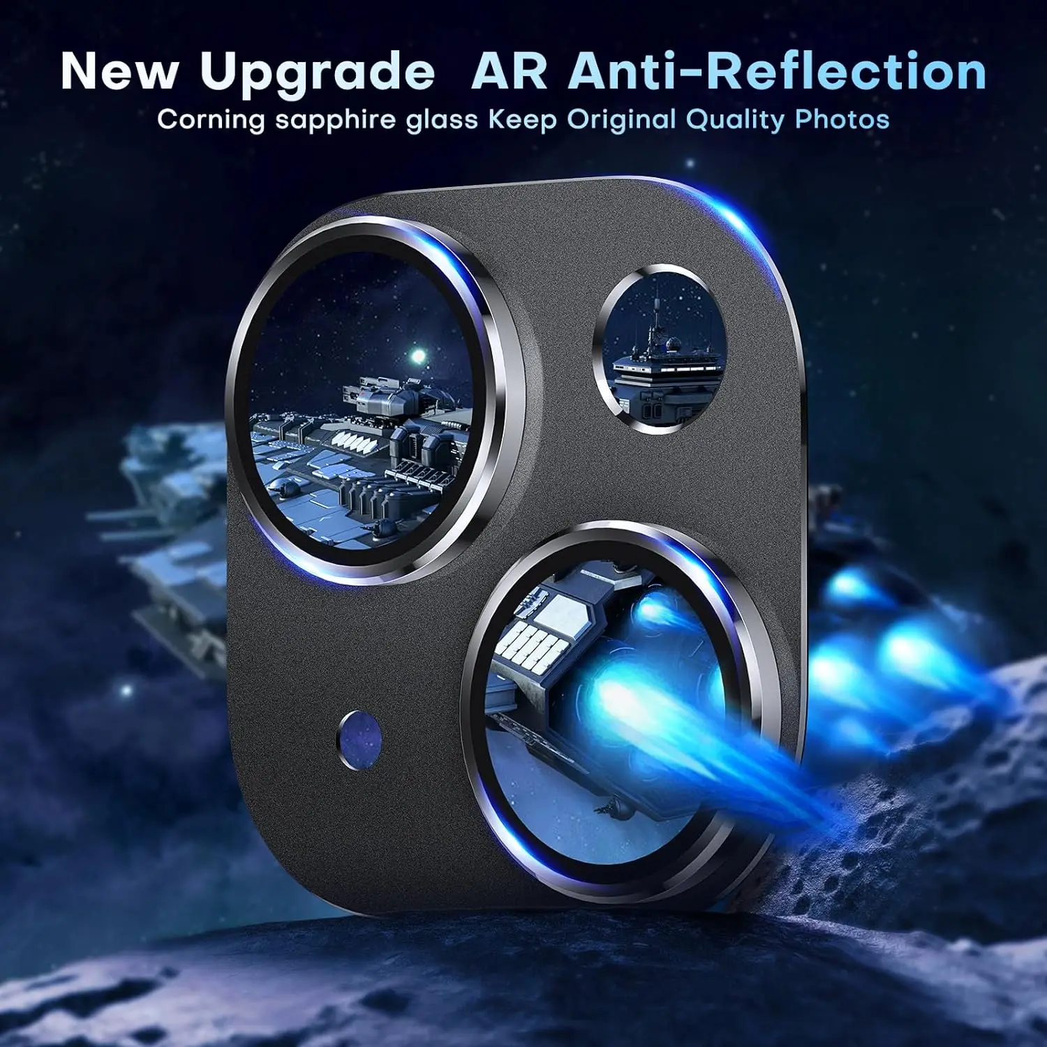 2PCS Tempered Glass Camera Lens Protector Cover For iPhone 15 Pro Max 14 Plus 13 Mini 15Pro 14Pro Protection Phone Accessories - náhled 5