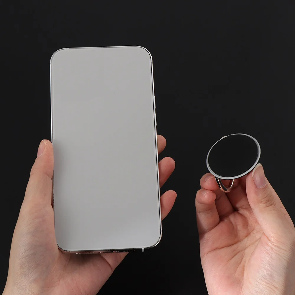 معدني يشعر حلقة حامل هاتف عالمي 360 دوران حامل هاتف ملحقات الهاتف المحمول آيفون 13 12 برو سامسونج هواوي