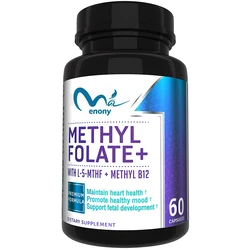 Double Strength & Most Bioactive Methyl Folate! Uniquely Formulated with Highest Pharmaceutical Grade Methylcobalamin (B12)