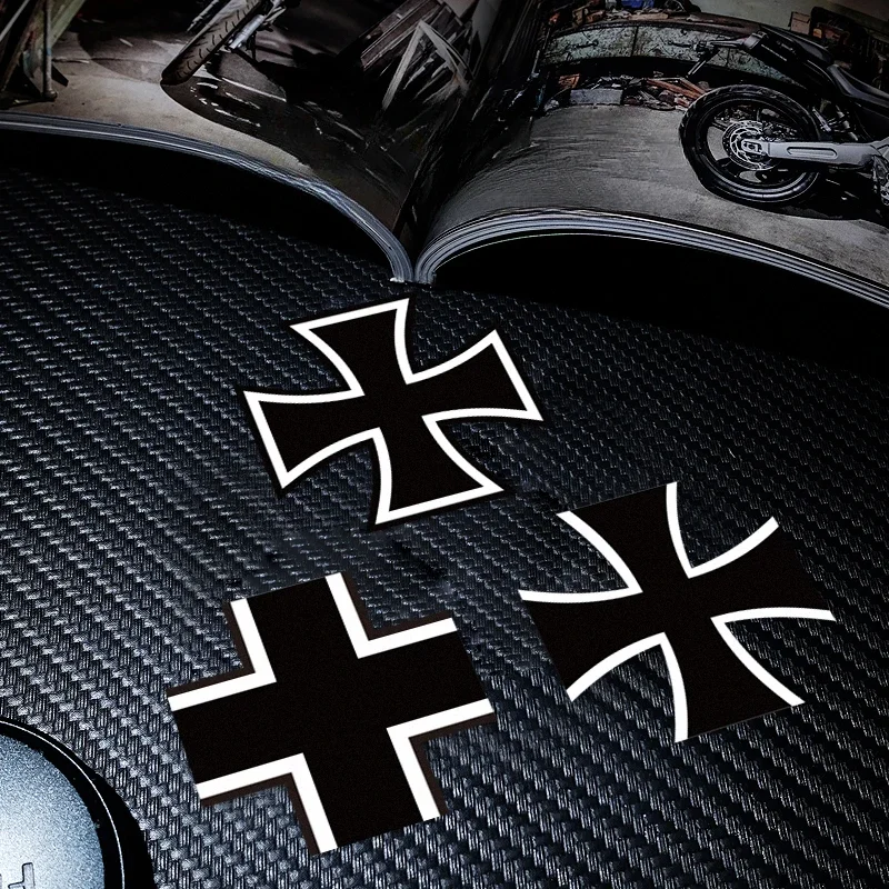 

German Military Insignia The Iron Cross Motorcycle Stickers Waterproof DIY Motorbike Side Panels Fuel Tank Durable Vinyl Decals