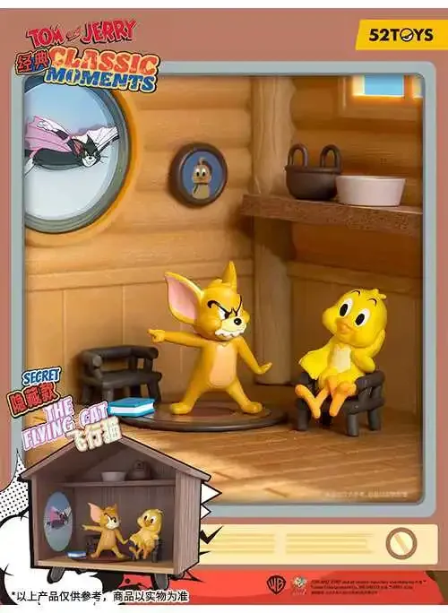 52Toys Tom And Jerry Anime Figure Blind Box Tom And Jerry Classic Moment Mystery Box Room Decoration Children Toys Birthday Gift