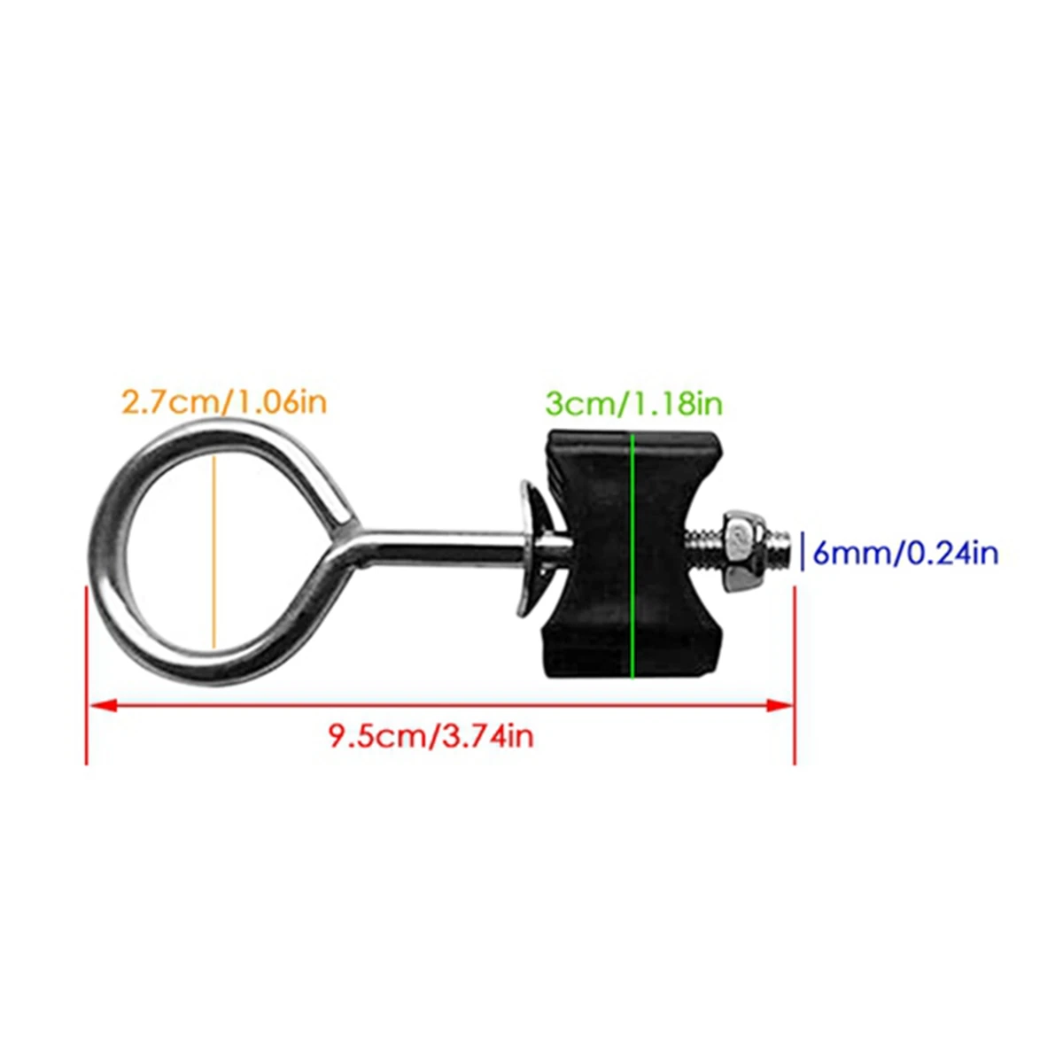 10 Pcs Trampoline Screws,Trampoline Accessories,Screws for Attaching the Trampoline,for Large and Small Trampolines