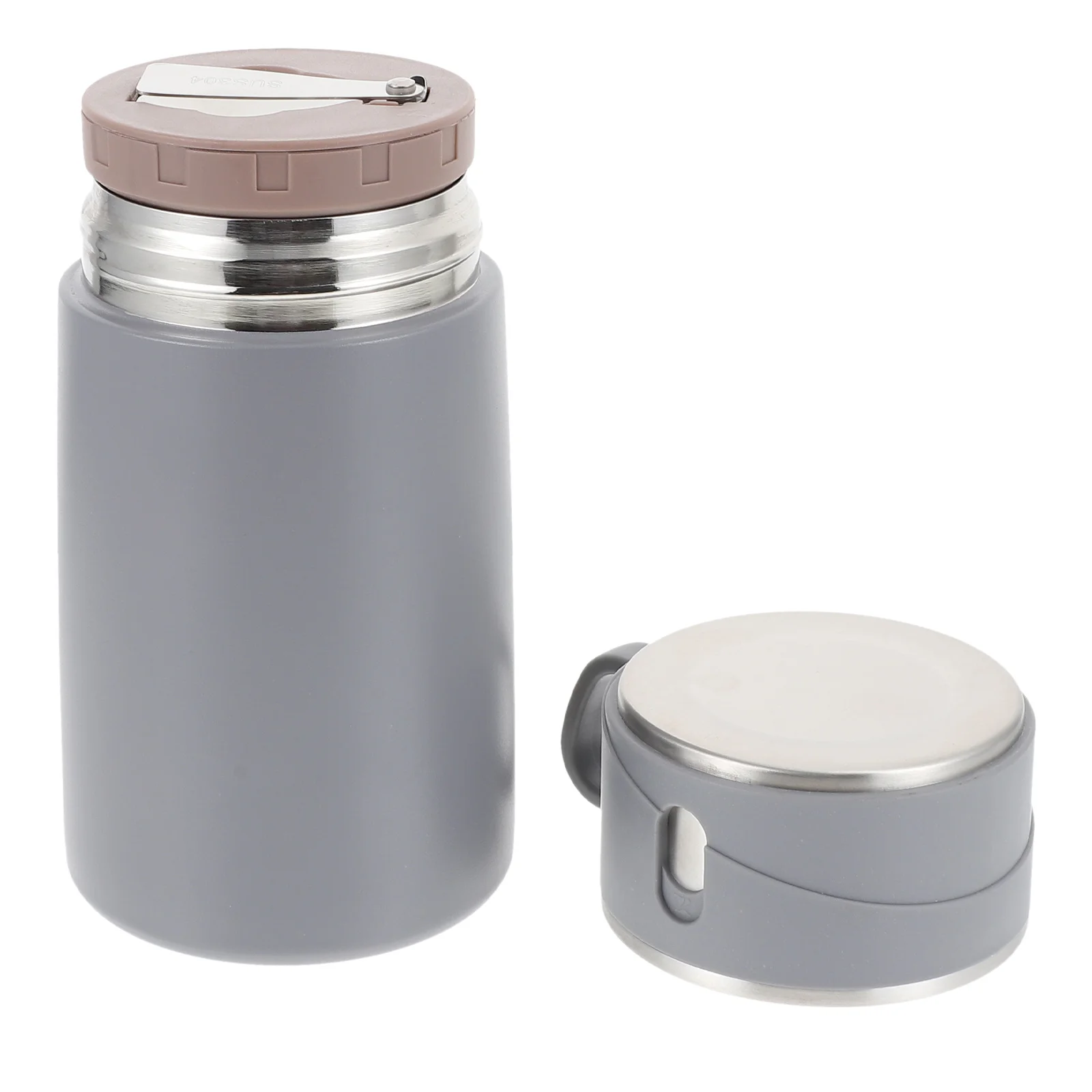 

1Set Insulated Porridge Cup Stainless Steel Heat Preservation Soup Jar Leakproof Portable Kitchen Storage Container