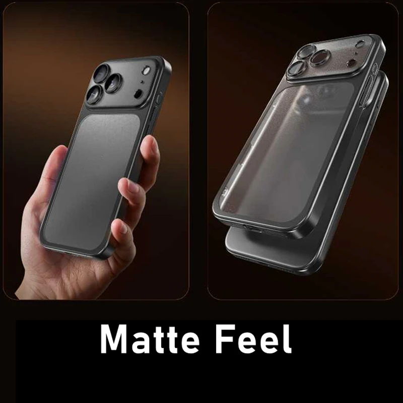 جديد سامسونج تصفيح ماتي المضادة للانزلاق 17 برو ماكس جراب هاتف آيفون 17 17Air 17PM عدسة فيلم حماية شفافة غطاء الكمبيوتر الصلب