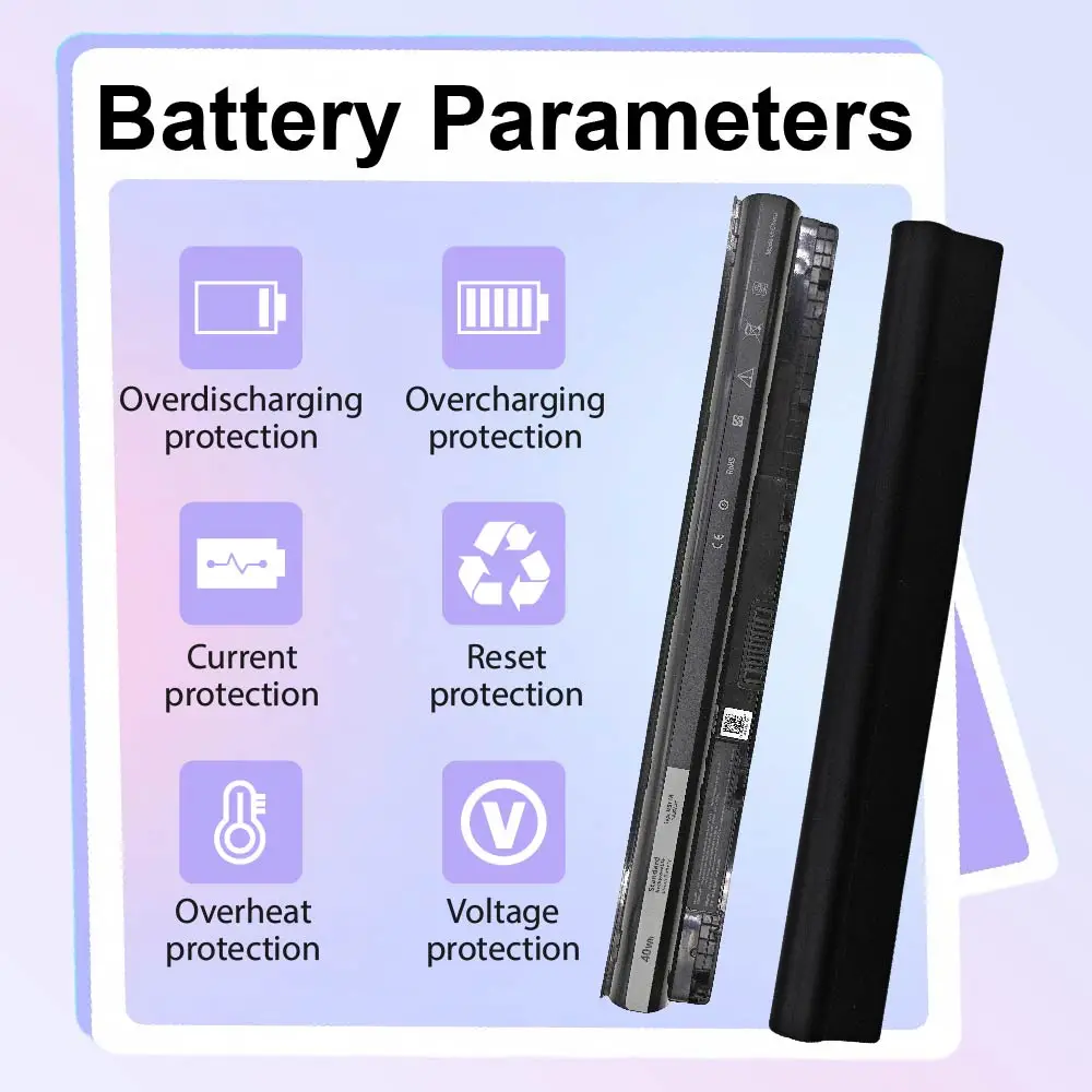 M5Y1K Laptop Battery Replacement for Dell Inspiron 15 3000 5000 5566 5555 5558 5559 5758 3567 3551 3552 3558 14 3451 3452 Vostro