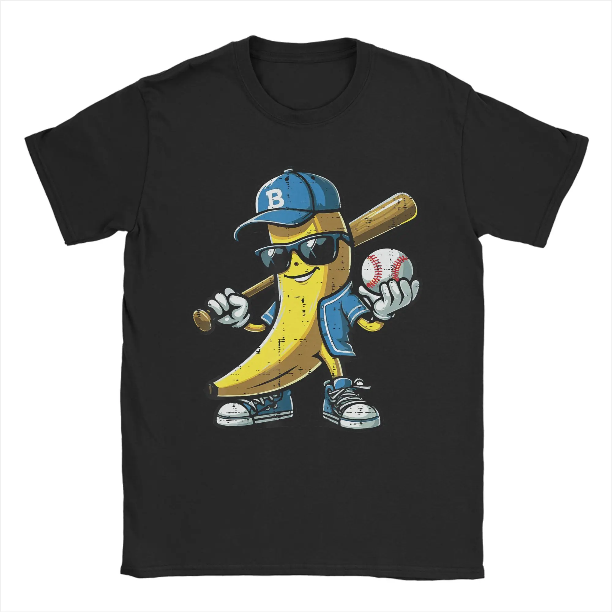 Banana Ballers Men T Shirt  Amazing Tee Shirt Short Sleeve Crew Neck T-Shirts Cotton Plus Size Tops