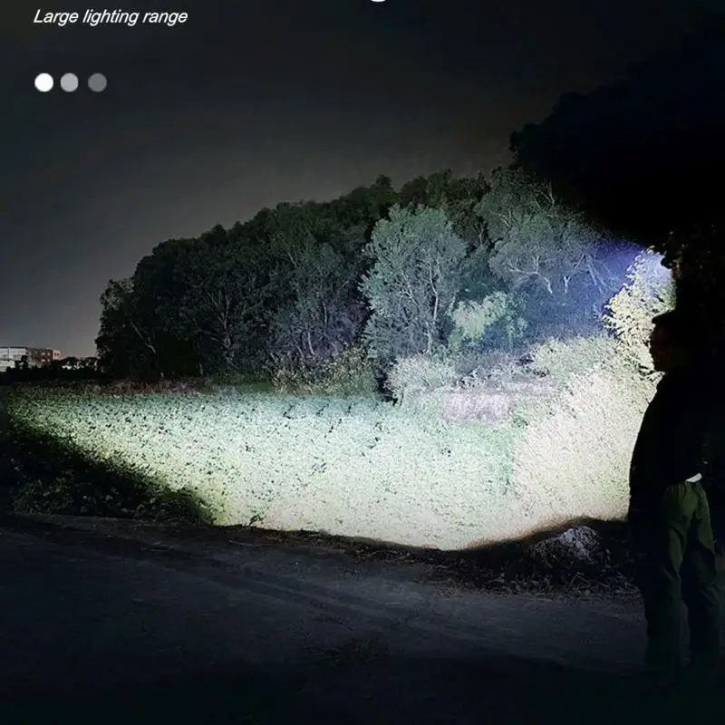 Mini Rechargeable LED Flashlight Use XPE COB Lamp Bead Double Light Source Flashlight For Adventure Camping Fishing Long Range