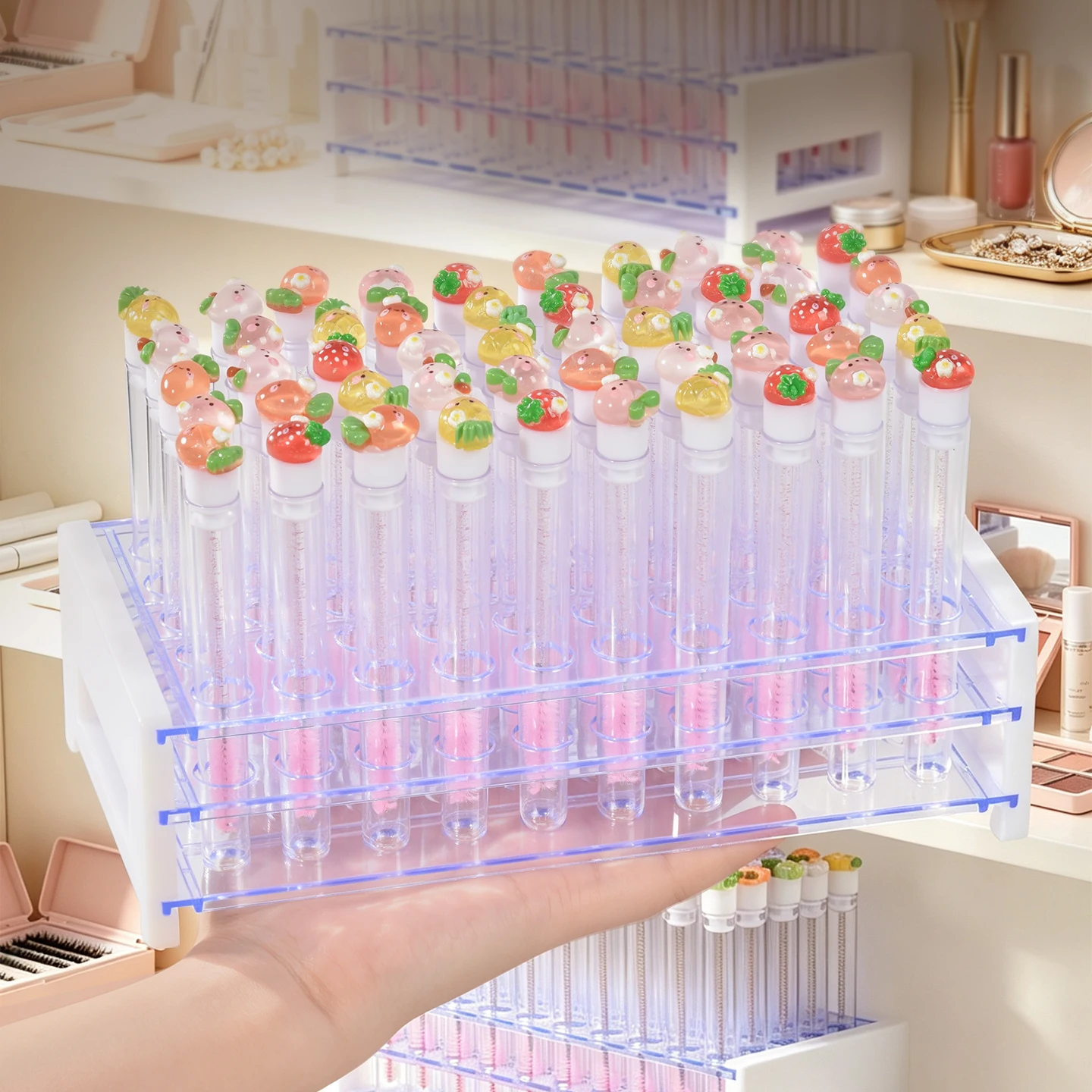 10 szt. szczoteczek do rzęs w  – Eyelash Extension Vendor recenzja i cena