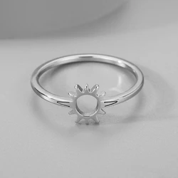 Chandler Stainless Steel Sun Ring Stamped Hope Ring Stainless Steel Simple Sweet Womens and Men Faith Ring