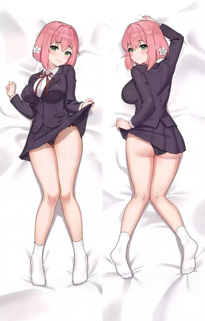 

The 100 Girlfriends Who Really EALLY Love You Hanazono Hahari Dakimakura Anime Girl Hugging Body Pillowcase Bedding Pillow Cover