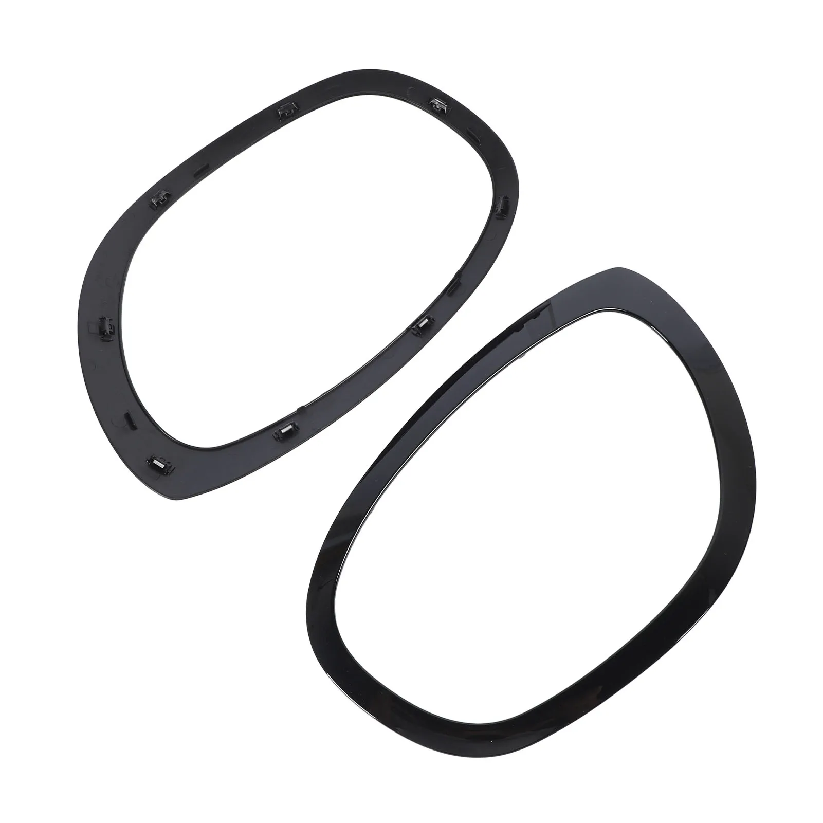 حلقة الكسوة الأمامية 1 زوج مقاومة للبهتان سهلة التركيب للمصابيح الأمامية غطاء حلقة الكسوة 51138739351 لـ Cooper F60 Countryma 2017 إلى 2021