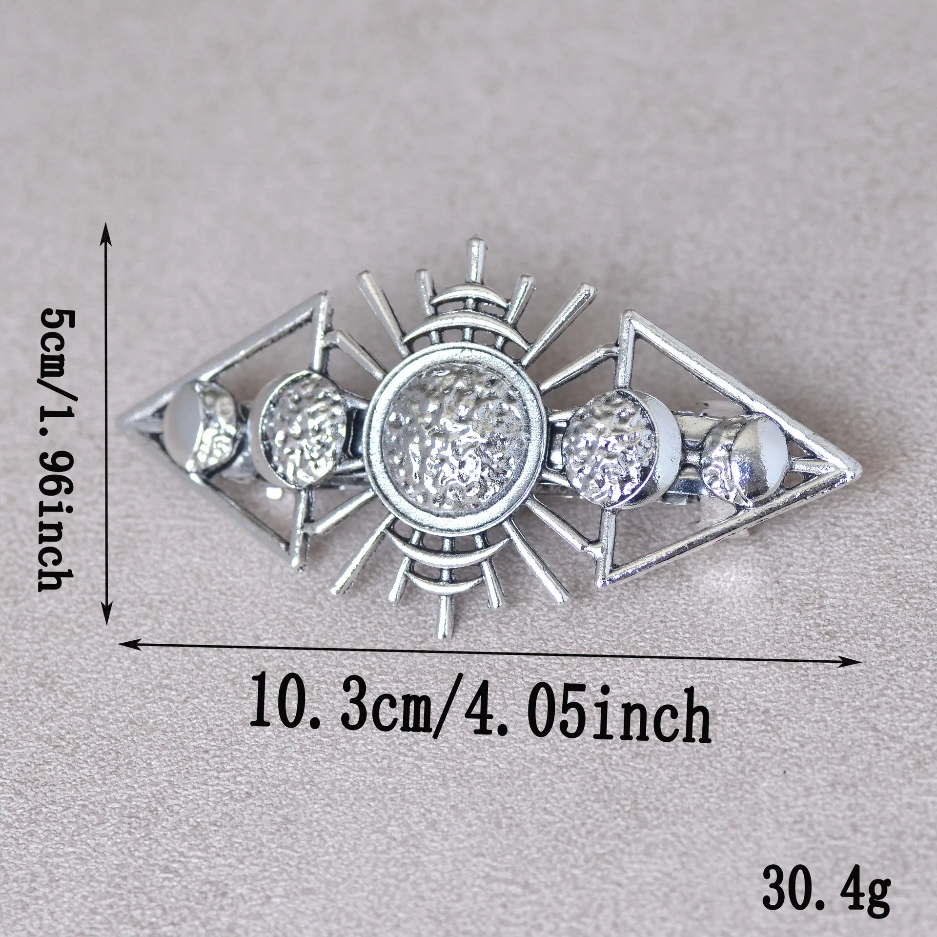 Viking hair clip, French hair clip, Gothic witch spring clip accessory, butterfly, bat, animal headwear, women's hair accessory view 4