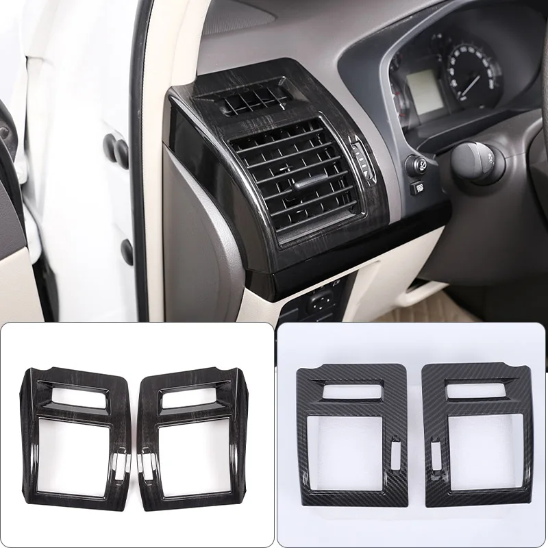 For Toyota Land Cruiser Prado FJ150 150 2010-2019 Car Dashboard Side Air Conditioner Air Outlet Frame Cover Trim Car Accessories