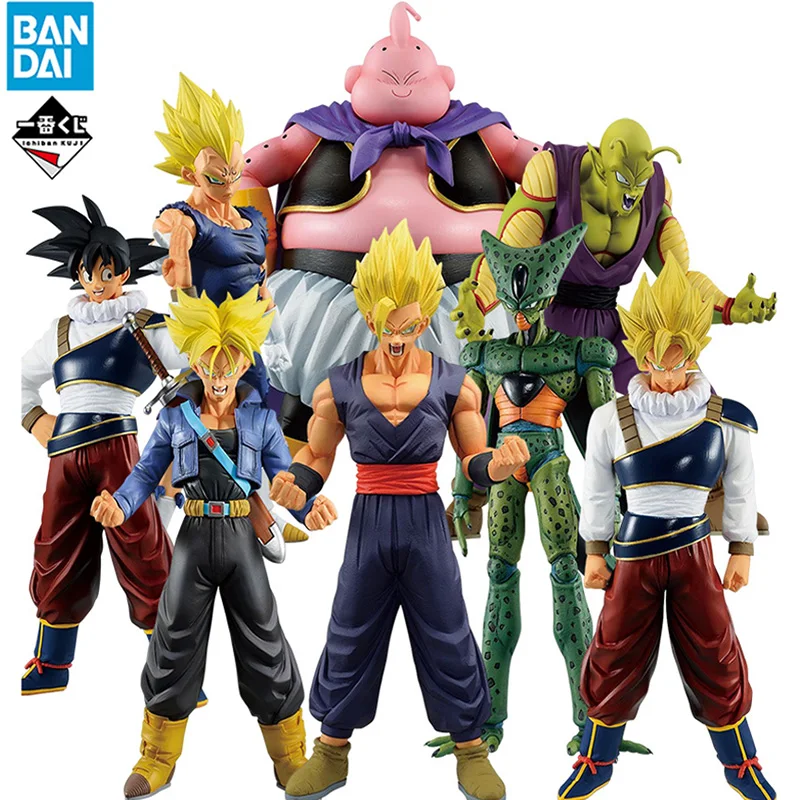 

In Stock BANDAI Ichiban KUJI ULTRA Dragon Ball Z Son Gohan Piccolo Cell Goku Trunks Vegeta Buu Anime Action Figures Model Toy