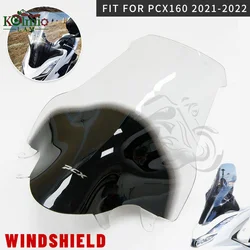 Fit for HONDA PCX125 PCX160 2021 - 2024 Windscreen Windshield Motorcycle Accessories PCX 160 125 2022 2023 Wind Deflector