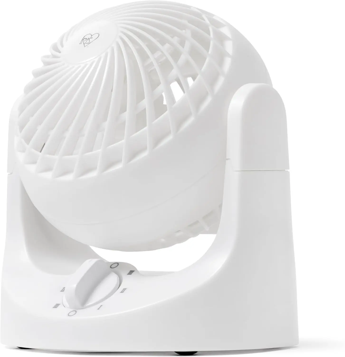 

Compact Desk Fan with 3 Speeds, 32ft Air Distance, Adjustable Tilt, Quiet Motor for Bedroom Office Dorm White